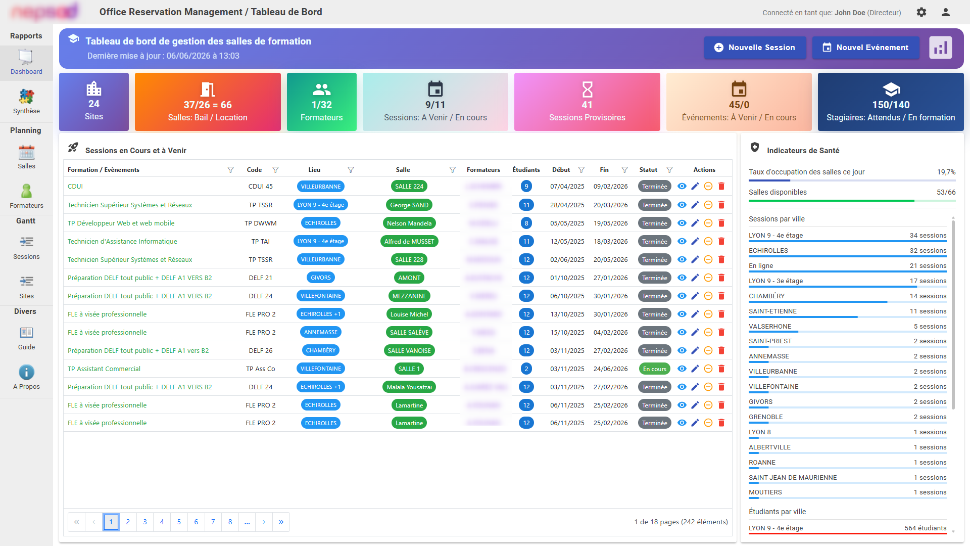 ORM : Optimiser l’occupation des salles de formation grâce à une gestion intelligente des ressources